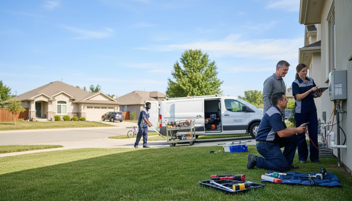 Tankless water heater service in Meno, OK